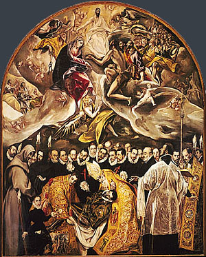 EL GRECO - "BURIAL OF THE COUNT OF ORGAZ" (1586)