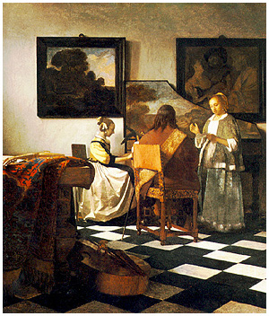 VERMEER - THE CONCERT (ca 1665)
